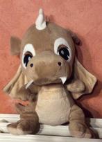 Grote bruine dino knuffel 40 cm, Kinderen en Baby's, Speelgoed | Knuffels en Pluche, Ophalen of Verzenden, Zo goed als nieuw