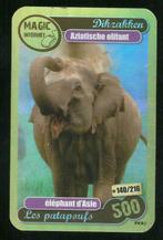 Carte des héros d'éléphants d'Asie de notre planète 140, Collections, Comme neuf, Enlèvement ou Envoi