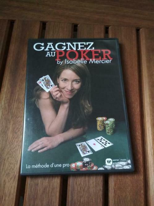 DVD Gagnez au poker avec Isabelle Mercier, Cd's en Dvd's, Dvd's | Documentaire en Educatief, Gebruikt, Overige typen