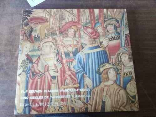 Vijf eeuwen Vlaamse wandtapijtkunst (Van Tichelen/Delmarcel), Boeken, Kunst en Cultuur | Beeldend, Zo goed als nieuw, Overige onderwerpen