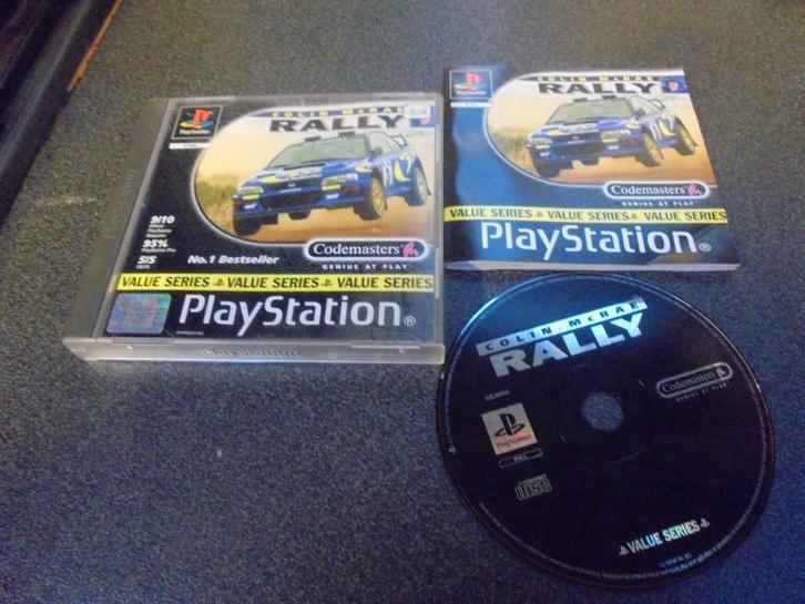 Playstation 1 Colin McRae Rally (orig-compleet), Games en Spelcomputers, Games | Sony PlayStation 1, Gebruikt, Racen en Vliegen