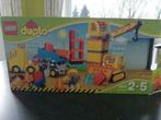 Duplo 10813 "Grote bouwplaats" COMPLEET 67 stukken, Kinderen en Baby's, Speelgoed | Duplo en Lego, Ophalen of Verzenden, Zo goed als nieuw