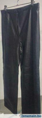 Pantalon en simili cuir, Noir, Taille 42/44 (L), Envoi, Neuf