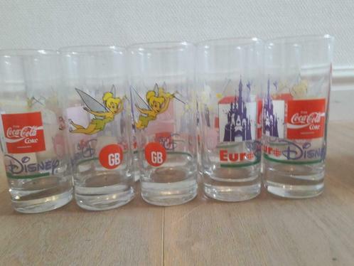 Eik Postbode bezorgdheid ② Coca Cola glazen EuroDisney (10 glazen) — Glas en Drinkglazen — 2dehands