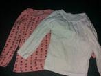 Lot 2 t shirt fille 3 ans T98, Kinderen en Baby's, Kinderkleding | Maat 98, Meisje, Ophalen of Verzenden, Zo goed als nieuw, Shirt of Longsleeve