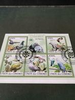 postzegelblaadje, Met stempel, Verzenden, Postfris, 1e dag stempel