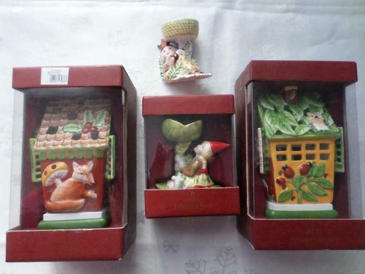 Villeroy & Boch pixie decoraties huis bos dier natuur, Huis en Inrichting, Woonaccessoires | Kandelaars en Kaarsen, Nieuw, Kaars