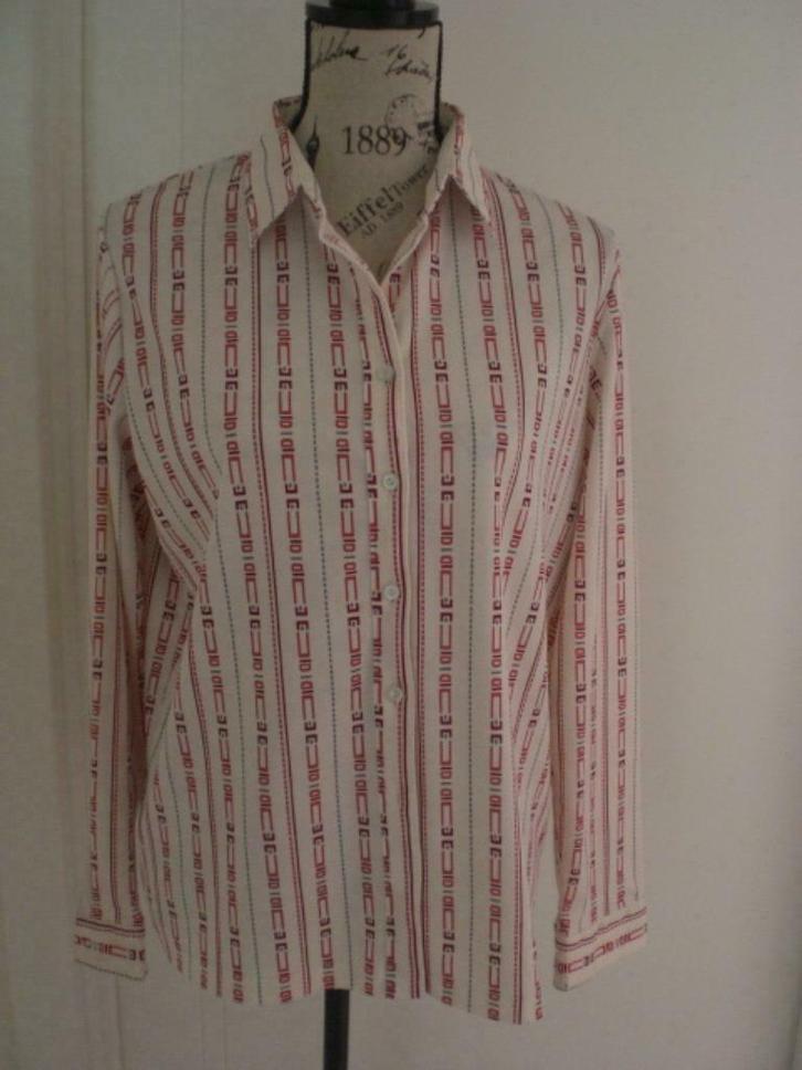 Chemisier imprimé fluide Taille L, Vêtements | Femmes, Blouses & Tuniques, Porté, Enlèvement ou Envoi