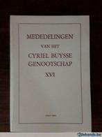 Mededelingen van het Cyriel Buysse Genootschap XVI, Boeken, Nieuw, Ophalen of Verzenden