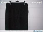 Donker grijze gekleede stoffen rok met zakjes en riempje ( g, Ophalen, Zo goed als nieuw, Maat 46/48 (XL) of groter
