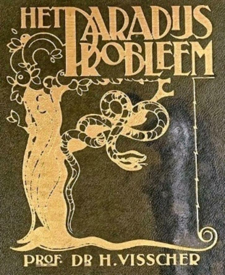 Het Paradijs Probleem HC H. Visscher Art Deco Theologie, Antiek en Kunst, Antiek | Boeken en Manuscripten, Ophalen of Verzenden