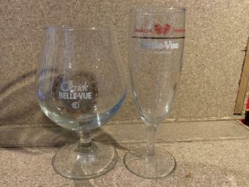 Belle-Vue Kriek Framboise Verres années 70, Collections, Utilisé, Verre ou Verres, Autres marques