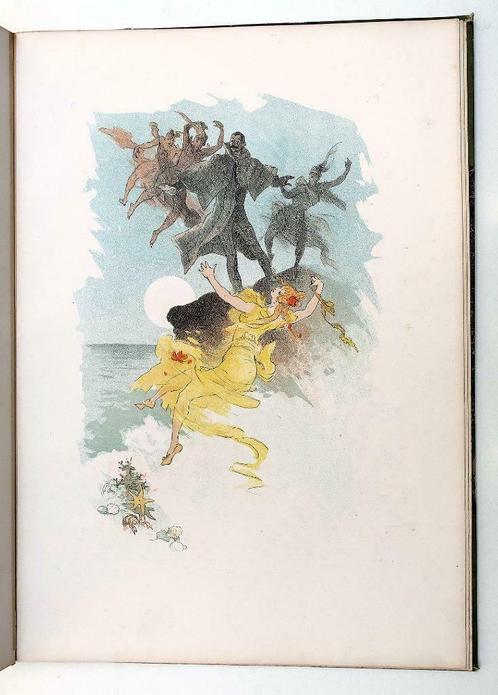 Jules Chéret 1894 La Fée du Rocher 1/100 ex Belle Epoque, Antiquités & Art, Antiquités | Livres & Manuscrits, Enlèvement ou Envoi