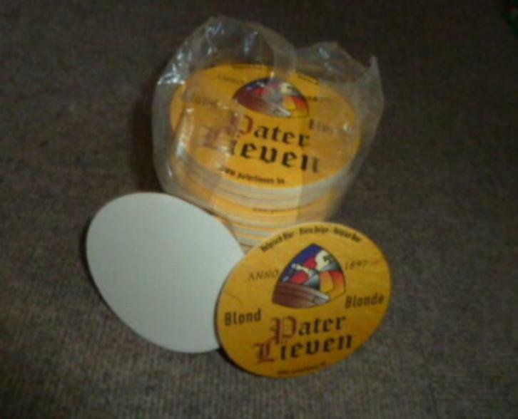 80 nieuwe bier viltjes PATER LIEVEN Brouwerij Van De Bossche, Verzamelen, Biermerken, Nieuw, Viltje(s), Overige merken, Ophalen of Verzenden
