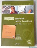 Te koop ASO 5de jaar Wiskunde Reële functies, Boeken, Ophalen, Zo goed als nieuw, Overige wetenschappen