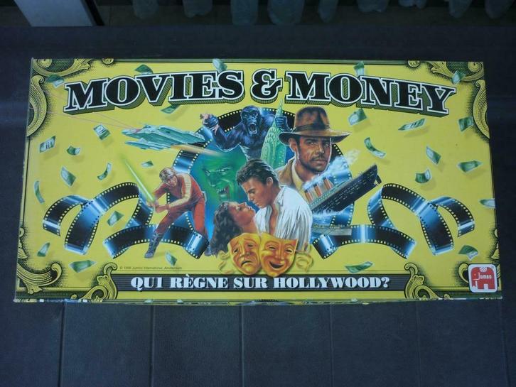 Jeu de société - Movies & Money qui règne sur Hollywood, Hobby en Vrije tijd, Gezelschapsspellen | Bordspellen, Gebruikt, Een of twee spelers