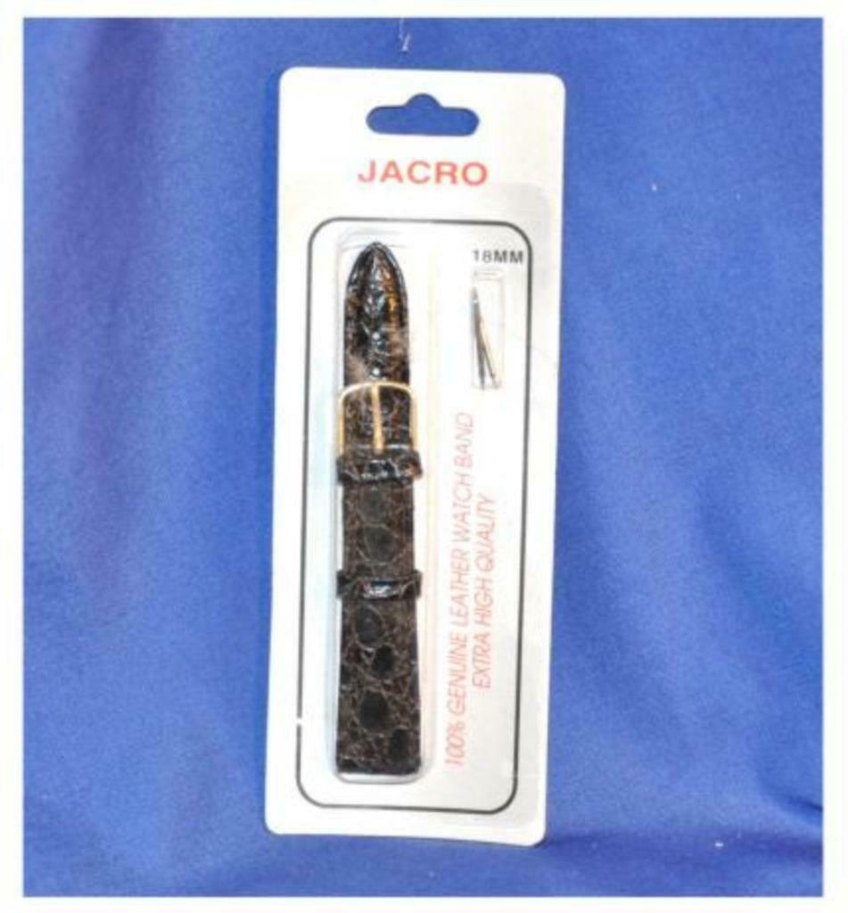 § bracelet montre cuir noir neuf, Bijoux, Sacs & Beauté, Bracelets, Enlèvement ou Envoi, Neuf, Noir, Cuir