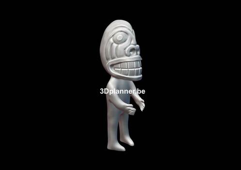 Tupilak | Tupilaq | Hars 3D-geprinte replica Nr. 4 van 7, Antiek en Kunst, Kunst | Beelden en Houtsnijwerken, Ophalen of Verzenden