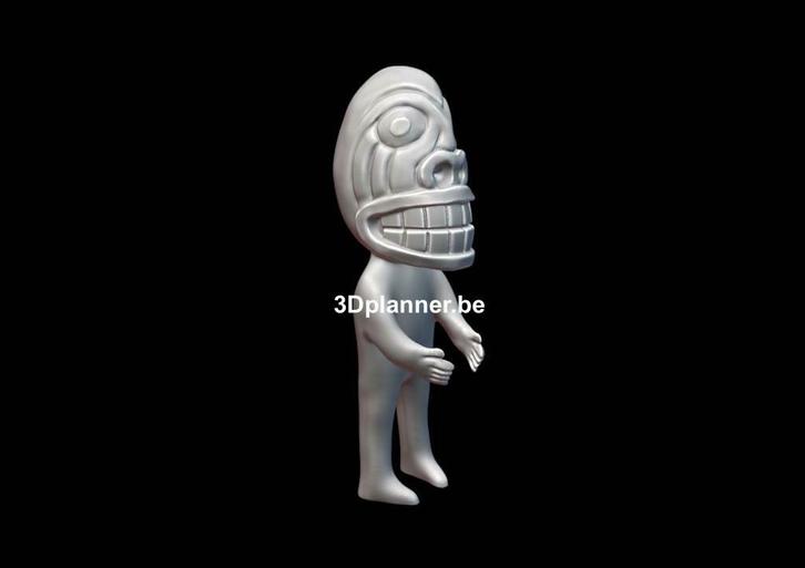 Tupilak | Tupilaq | Hars 3D-geprinte replica Nr. 4 van 7, Antiek en Kunst, Kunst | Beelden en Houtsnijwerken, Ophalen of Verzenden