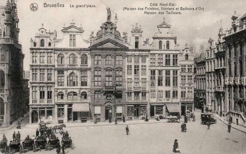 postkaart - Grote Markt, Brussel, Verzamelen, Postkaarten | België, Ongelopen, Brussel (Gewest), 1920 tot 1940, Verzenden