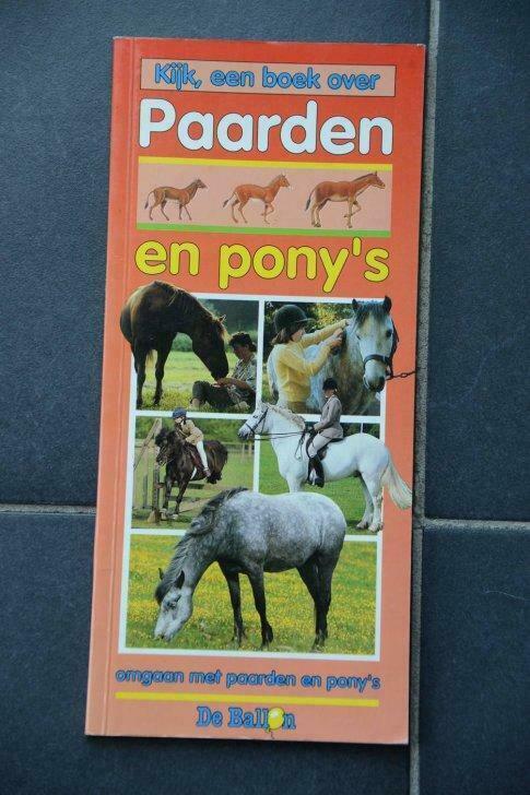 Kijk, een boek over paarden en pony's., Boeken, Kinderboeken | Jeugd | 10 tot 12 jaar, Zo goed als nieuw, Non-fictie, Ophalen of Verzenden