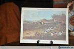 reproduction scene chasse a court, Antiek en Kunst