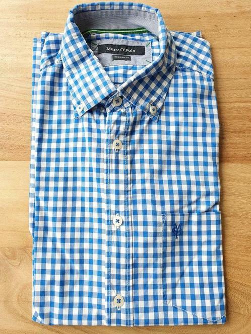 Hemd Marc O'Polo maat Small, Kleding | Heren, Overhemden, Zo goed als nieuw, Halswijdte 38 (S) of kleiner, Blauw, Verzenden