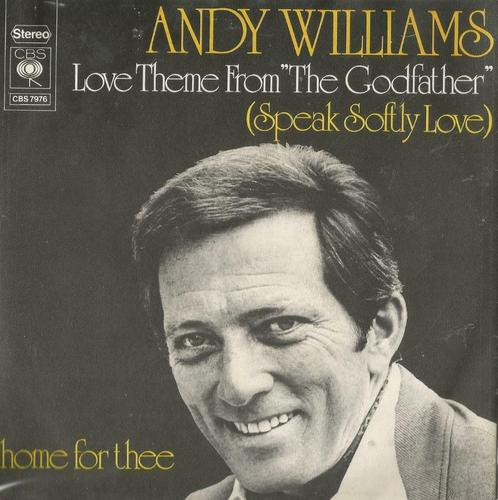 Andy Williams – Speak softly love / Home for thee – Single, Cd's en Dvd's, Vinyl Singles, Single, Pop, 7 inch, Ophalen of Verzenden