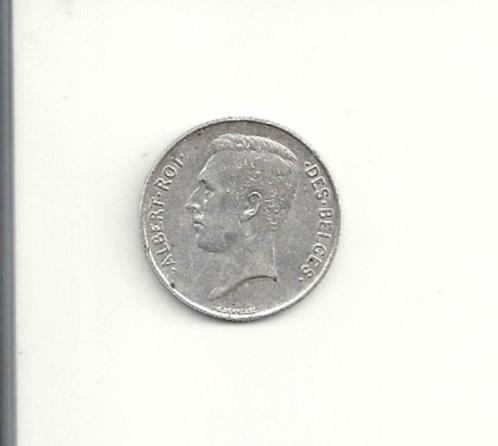 Belgische munten 1fr-5fr en 20 fr