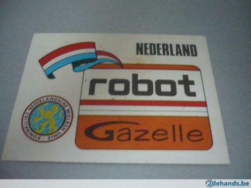 oude sticker sprint 1974 panini nr 143 robot gazelle nederla, Collections, Autocollants, Neuf, Envoi