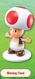 Supermario Bros Waving Toad McDonalds-figuur  van 2016, Envoi, Neuf