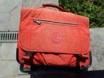 Mallette Cartable Ecole Kipling Corail Rose Orange, Enlèvement ou Envoi, Utilisé, Orange, Sac à dos