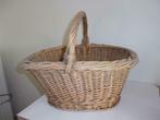 ovale rieten mand, Huis en Inrichting, Gebruikt, Mand, Ophalen of Verzenden, Riet