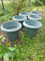 4 bloempotten formaat XXL : een koopje !!!, Ophalen, Kunststof, Gebruikt, 40 cm of meer