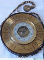 Vintage barometer met sierkoord, Antiek en Kunst, Ophalen of Verzenden