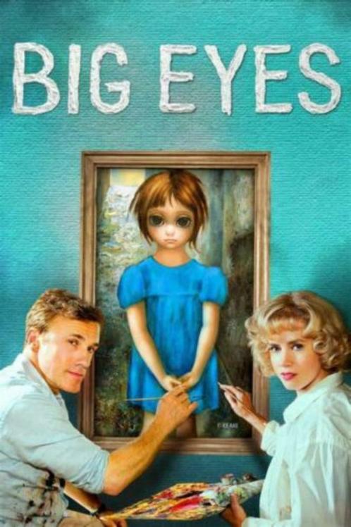 Affiche "Big Eyes" - Tim Burton, Collections, Posters & Affiches, Comme neuf, Cinéma et TV, Affiche ou Poster pour porte ou plus grand