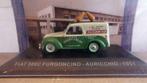 FIAT 500 FURGONCINO 1951.1/43,NEUF en VITRINE  DECOR SCELLEE, Hobby en Vrije tijd, Modelbouw | Auto's en Voertuigen, 1:32 tot 1:50