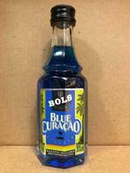 Blue Curaçao Liqueur - Bols - Mignonnette d'alcool - 40 ml, Comme neuf, Pleine, Autres types, Enlèvement ou Envoi