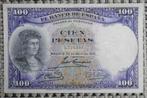 Billet 100 Pesetas Espagne 1931, Série, Envoi, Autres pays