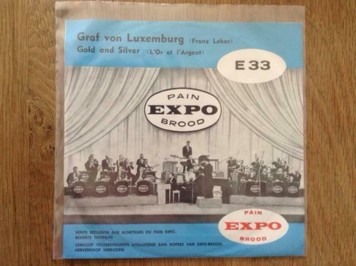 single franz lehar - pain expo brood e33, Cd's en Dvd's, Vinyl Singles, Single, Overige genres, 7 inch, Ophalen of Verzenden
