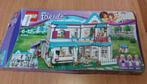 Lego Friends 41314 Stephanie's huis compleet + doos +boekje, Comme neuf, Lego, Enlèvement ou Envoi