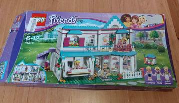 Lego Friends 41314 Stephanie's huis compleet + doos +boekje
