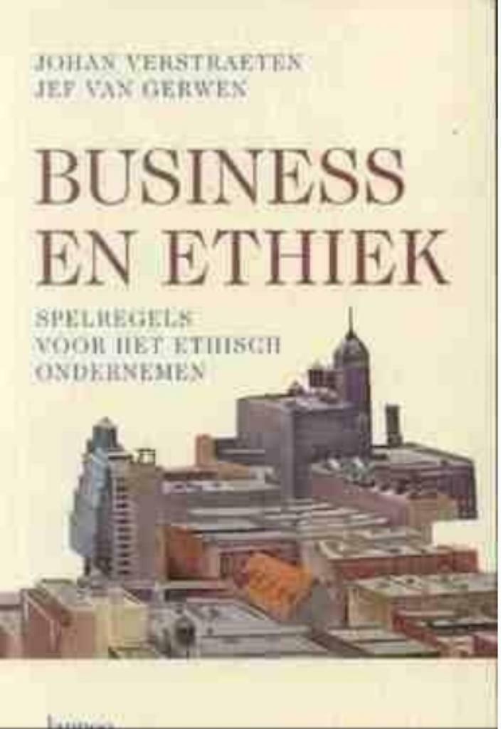 Businness en ethiek, Johan Verstraeten, Boeken, Economie, Management en Marketing, Ophalen of Verzenden