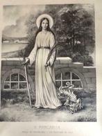 Prent H.Margaretha (Lichtervelde), Antiek en Kunst, Kunst | Etsen en Gravures, Ophalen of Verzenden