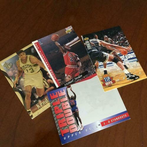 Upper Deck: Michael Jordan, Shaquille O'Neal,Charles Barkley, Hobby en Vrije tijd, Verzamelkaartspellen | Overige, Ophalen