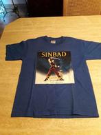 Blauwe T-shirt met SINBAD op maat 10-12 jaar, Kinderen en Baby's, Jongen of Meisje, Gildan, Ophalen of Verzenden, Zo goed als nieuw