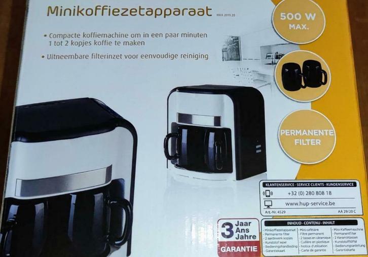 Compacte NIEUWE handige koffiezet mobilhome caravan thuiswer, Caravans en Kamperen, Mobilhome-accessoires, Nieuw, Ophalen of Verzenden