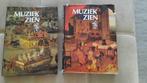 2 boeken "MUZIEK ZIEN", Ophalen, Zo goed als nieuw, Overige onderwerpen