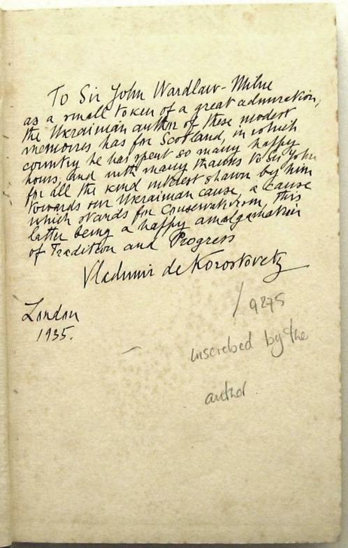 Korostovetz 1931 Seed and Harvest - Gesigneerd Oekraïne, Antiek en Kunst, Antiek | Boeken en Manuscripten, Ophalen of Verzenden