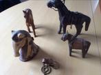 Chevaux et porte-clé en forme d’étrier, Utilisé, Cheval, Statue ou Figurine